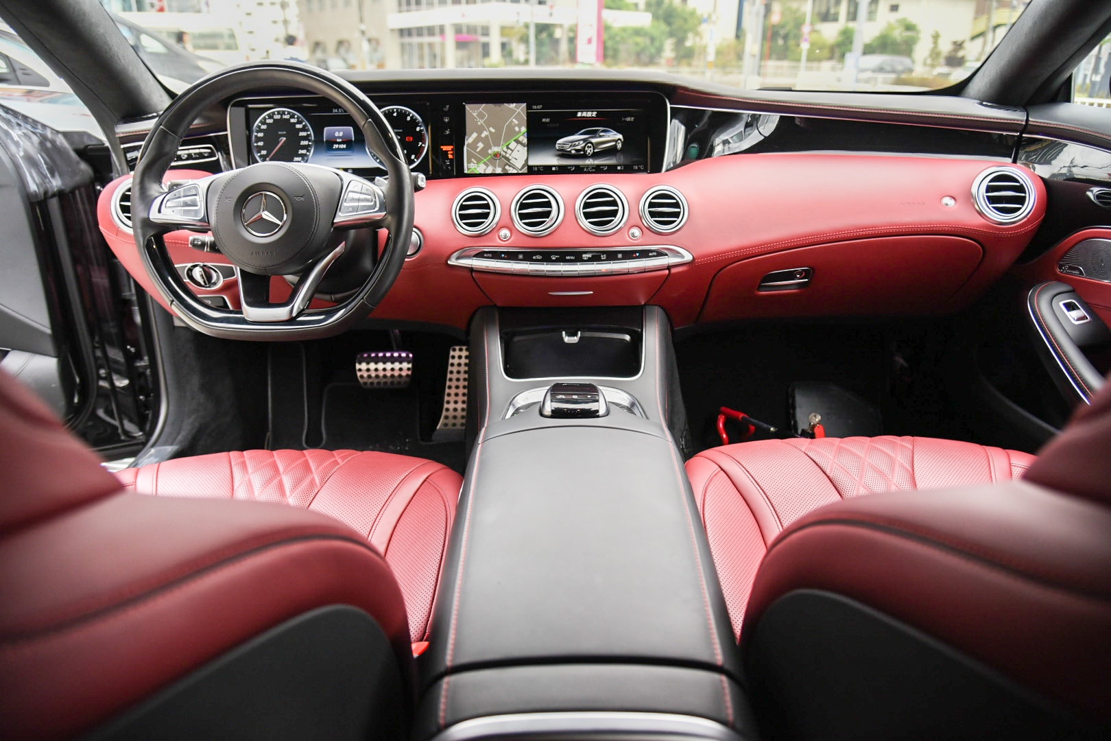 メルセデスベンツS550クーペedition1インパネ全体