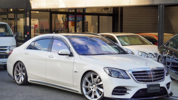 【メルセデスベンツ・Sクラス S560ロングAMGライン ショーファーPKG】ロリンザー取付いたしました！（カスタム・ドレスアップ）